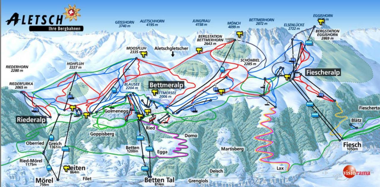 Апартаменты Weisshorn 24 Ридеральп Экстерьер фото
